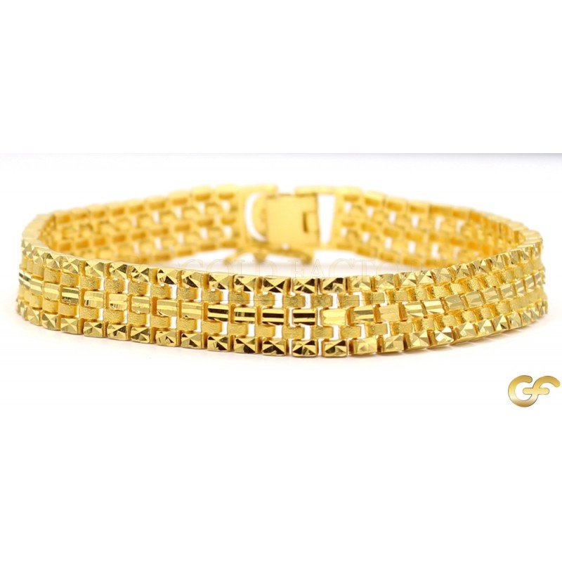 Bracelet for gents 2025 in gold